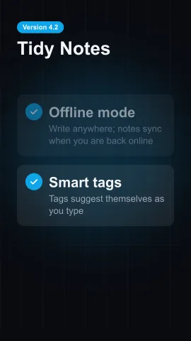 App feature update video AI video template preview