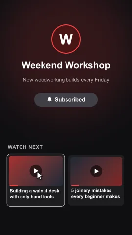 YouTube outro maker AI video template preview